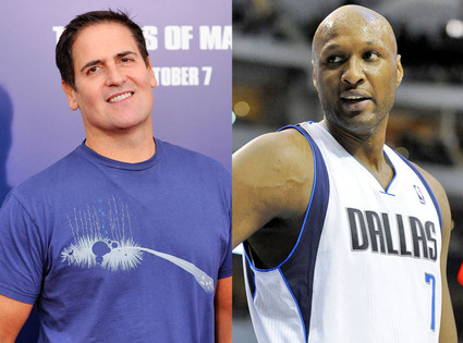 Mark Cuban, Lamar Odom Mark Cuban, Lamar Odom